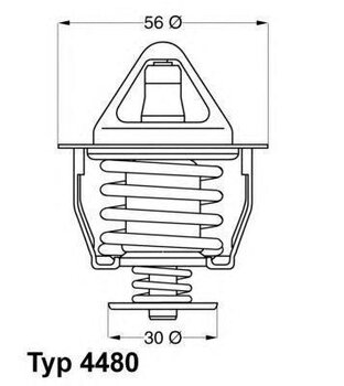 VALVULA TERMOSTATICA TOYOTA RAV 4 III (_A3_) 2.4 4WD (ACA31, ACA33) 2005 2012