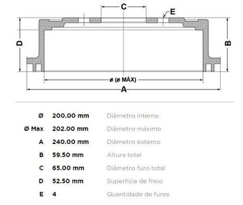 CHERY CELER Hatch 1.5 Flex TRAS 2013 2015 25X25X12