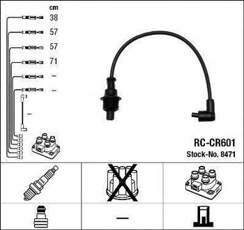 CABO VELA CITROËN ZX (N2) 1.8 1991 1997 26x14x6