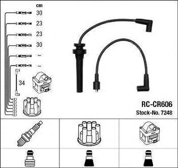 CABO VELA CHRYSLER STRATUS (JA) 2.0 16V 1995 2001 26X14X6