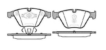 PASTILHA FREIO BMW 1 (E81) 118 I 323 i DIANT 2007 2012 155,3X68,5X19,8