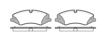 PASTILHA FREIO LAND ROVER RANGE ROVER IV (L405) 5.0 SCV8 4x4 EIXO DIANTEIRO 2013 2021 192,6X72,2X18,7