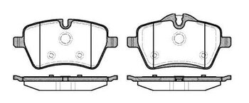 PASTILHA FREIO MINI MINI ESPORTIVO (R56) Cooper S EIXO DIANTEIRO 2010 2014 131,5X64,0X18,0