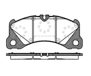 PASTILHA FREIO VW TOUAREG (7P5, 7P6) 4.2 V8 FSI 2011 2017 209,5X16,8X94,4