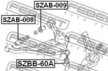 SUZUKI GRAND VITARA I (FT, HT) 1.6 4x4 (SQ416) EIXO SUPERIOR FRONTAL À FRENTE 1998 2003 10x10x10