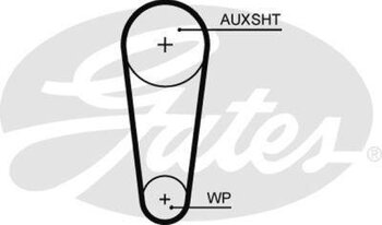 CORREIA DENTADA AUDI A3 Limousine (8VS, 8VM) 1.4 TFSI 2014 2015 18x22x6