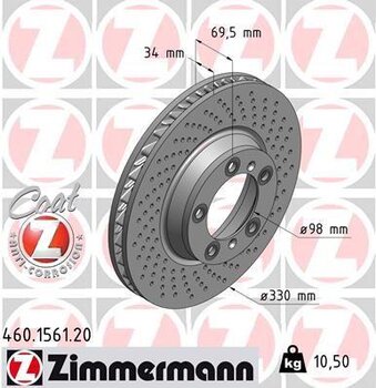 PORSCHE 718 CAYMAN (982) S 2.5 (982130, 982131) EIXO DIANTEIRO LADO DIREITO 2016 EM DIANTE 70