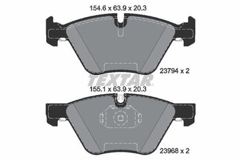 PASTILHA FREIO BMW 3 (E90) 320 i EIXO DIANTEIRO 2004 2007 20,3