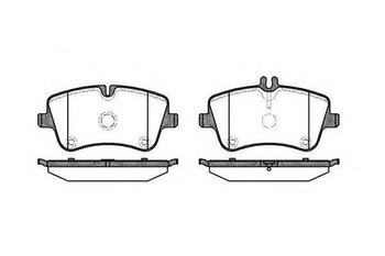 PASTILHA FREIO MERCEDES-BENZ C-CLASS (W203) C 200 Kompressor (203.042) EIXO DIANTEIRO 2002 2007 131,1X62,1X69,8