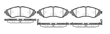 PASTILHA FREIO DAEWOO LANOS (KLAT) 1.6 16V DIANT 1997 2003 142,5X51