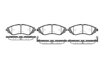 PASTILHA FREIO DAEWOO ARANOS 2.0 16V DIANT 1997 EM DIANTE 142,5X51