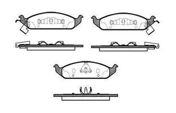 PASTILHA FREIO CHRYSLER STRATUS (JA) 2.0 16V EIXO DIANTEIRO 1995 2001 176,4X46,6