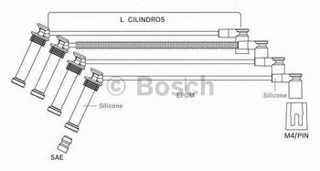 CABO VELA FORD BELINA / SCALA Combi 2.0 4x4 2004 2007 26X14X6