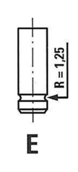 VALVULA ADMISSAO RENAULT 19 I (B/C53_) 1.4 (JM0B, JM0H, JM1A) 2003 EM DIANTE 32,7x109,3