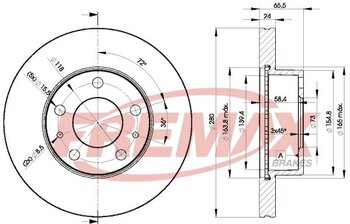 KIT 2 PCs FIAT DUCATO Van de Passageiro (230_) 2.8 TDI EIXO DIANTEIRO 1999 2005 65,5