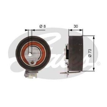 TENSOR CORREIA ALTERNADOR PEUGEOT 307 (3A/C) 1.6 Presence Pack Flex 2006 2012 30