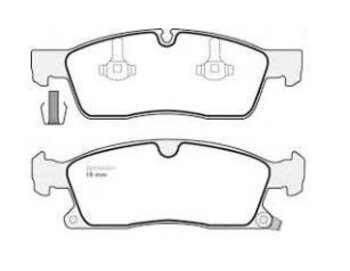 PASTILHA FREIO JEEP GRAND CHEROKEE IV (WK, WK2) 3.6 VVT Limited V6 4x4 EIXO DIANTEIRO 2010 2018 20X14X14