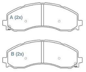 PASTILHA FREIO RAM 2500 Crew Cab Pickup (DJ) 6.7 D 4x4 2021 2022