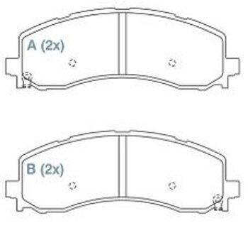 PASTILHA FREIO RAM 2500 Crew Cab Pickup (DJ) 6.7 D 4x4 2021 2022