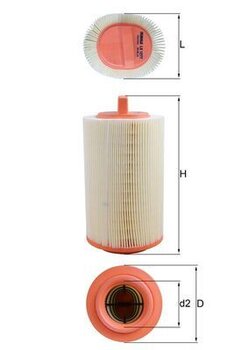 FILTRO AR MERCEDES-BENZ CLC-CLASS (CL203) CLC 200 Kompressor (203.741) 2009 2011 250,5