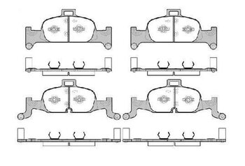 PASTILHA FREIO AUDI A4 B9 (8W2, 8WC) 40 TFSI Mild Hybrid EIXO DIANTEIRO 2021 EM DIANTE 16,3