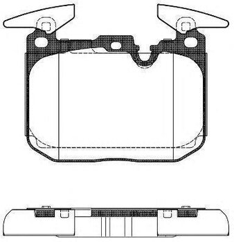 PASTILHA FREIO BMW 2 Gran Coupe (F44) 218 i EIXO DIANTEIRO 2020 EM DIANTE 112,4X91,2X16