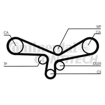 KIT CORREIA DENTADA VW PASSAT B5.5 (3B3) 2.8 2003 2005 20X30X10