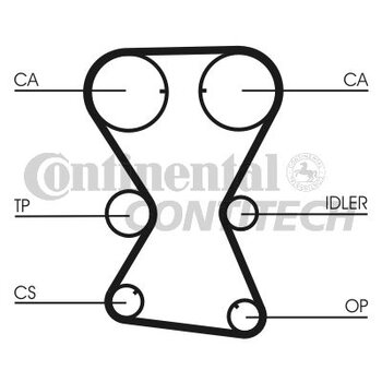 CORREIA DENTADA MITSUBISHI ECLIPSE I (D2_A) 2.0 i 16V 4WD (D22A, D27A) 1991 1994 29