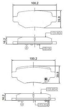 PASTILHA FREIO CHERY CELER Hatch 1.5 Flex 2013 2015