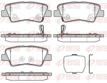 PASTILHA FREIO KIA SPORTAGE IV (QL, QLE) 2.0 Flex 2016 2022 99,8X15,5X41,2