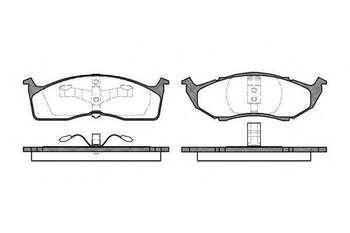 PASTILHA FREIO CHRYSLER GRAND CARAVAN 3.3 2004 2007 16