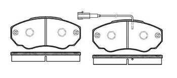 PASTILHA FREIO FIAT 127 2.5 TD 4x4 1994 1998 140,7X66X19