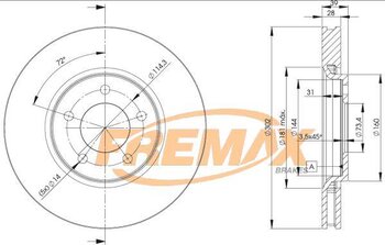 DISCO FREIO JEEP CHEROKEE (KK) 3.7 V6 4x4 2007 2010 39