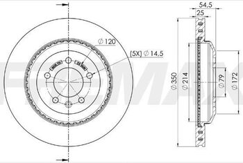 DISCO FREIO LAND ROVER DEFENDER Station Wagon (L663) P300 Si4 4x4 2020 2022