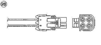 SONDA LAMBDA - SENSOR OXIGENIO RENAULT 19 I (B/C53_) 2.0 i 1999 2003 10x10x4