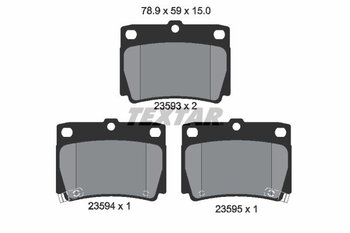 PASTILHA FREIO MITSUBISHI PAJERO SPORT I (K7_, K9_) 2.8 TDi Sport EIXO TRASEIRO 1996 2005 78,9X59X15