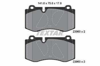 PASTILHA FREIO MERCEDES-BENZ E-CLASS (W211) E 500 (211.072) EIXO DIANTEIRO 2006 2009 141,6X75,6X17,8