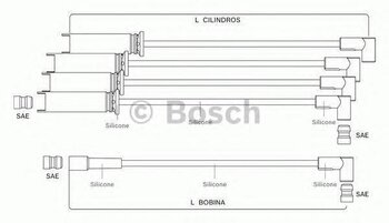 CABO VELA DAEWOO ARANOS 2.0 1991 1993 26x14x6