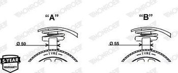 AMORTECEDOR SUSP. VW JETTA VI Variant (AJ5) 2.5 2009 2014