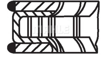 ANEL DE PISTAO FORD FOCUS I (DAW, DBW) 2.0 16V 2000 2005 STD