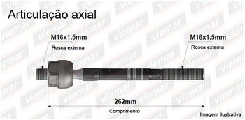 ARTICULACAO AXIAL FIAT 127 2.3 2018 EM DIANTE