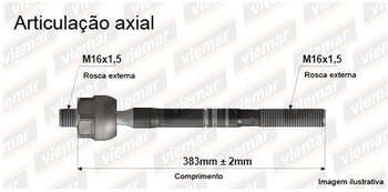 ARTICULACAO AXIAL FORD TRANSIT Van de Passageiro (FD_ _, FB_ _, FS_ _, FZ_ _, FC_ _ 2.4 TDCi ESQUERDA, DIREITA, ESQUERDA, DIREITA, ESQUERDA, DIREITA, 