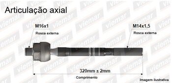 ARTICULACAO AXIAL HONDA CR-V III (RE_) 2.0 i EXL 4WD (RE5, RE2) EIXO DIANTEIRO 2006 2011