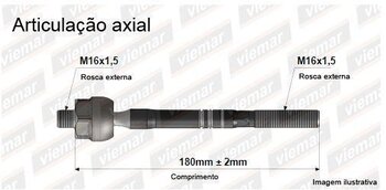 ARTICULACAO AXIAL HYUNDAI ix35 (LM, EL, ELH) 2.0 Flex 2012 2015