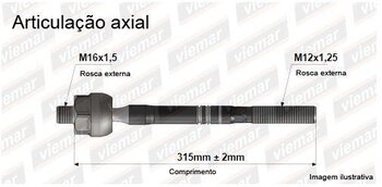 ARTICULACAO AXIAL MITSUBISHI COLT IV (CA_A) 1.6 4WD (CC4A) EIXO DIANTEIRO DE AMBOS OS LADOS 1992 1993