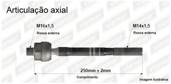 ARTICULACAO AXIAL MERCEDES-BENZ 100 Caixa (631) E 240 T (210.261) DIANT 1997 2003