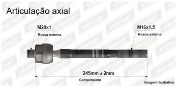 ARTICULACAO AXIAL NISSAN 300 5.6 FlexFuel 2007 EM DIANTE