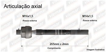 ARTICULACAO AXIAL MERCEDES-BENZ SLK (R171) 200 Kompressor (171.442) ESQUERDA, DIREITA , INTERNO 2004 2007 266