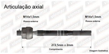 ARTICULACAO AXIAL LIFAN 620 1.6 2010 2015