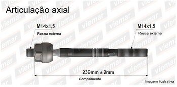 ARTICULACAO AXIAL LIFAN 530 1.5 DIANT AMBOS 2014 EM DIANTE